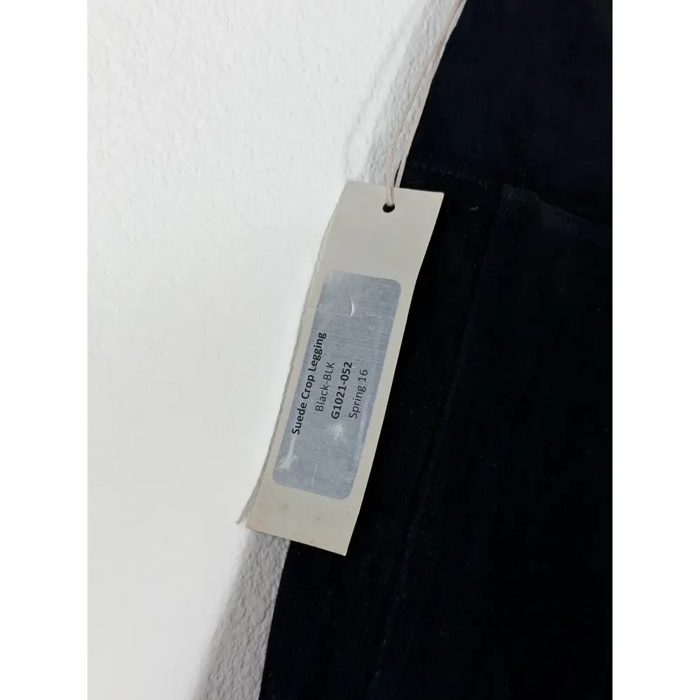 Getting back to square one suede leather black leggings - Picture 5 of 5